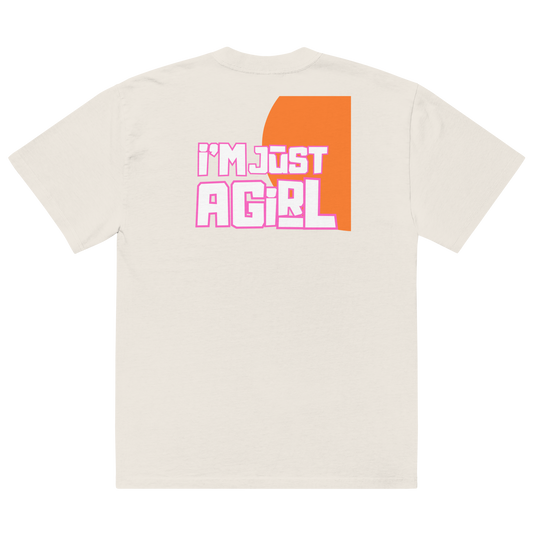 A- GAJI-I'm Just A Girl (pink and orange)
