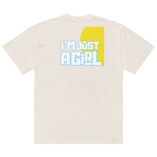 A- GAJI-I'm Just A Girl (sky blue and dandelion yellow colorway)